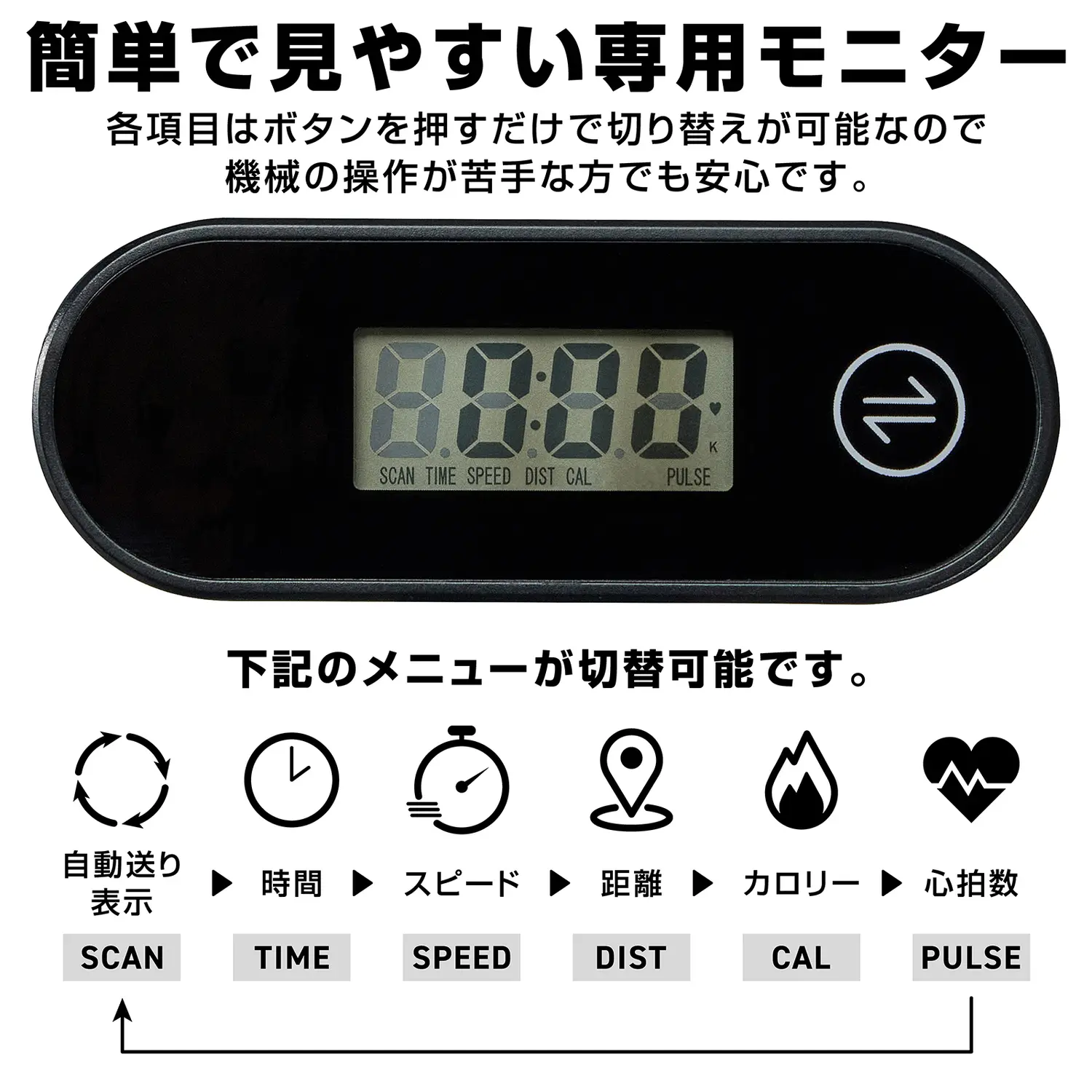 フィットネスバイク 折りたたみ式 - Image 12