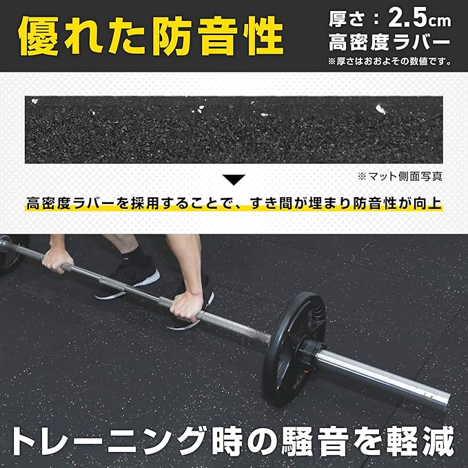 ジム用マット 50cm×50cm 4枚セット - Image 3
