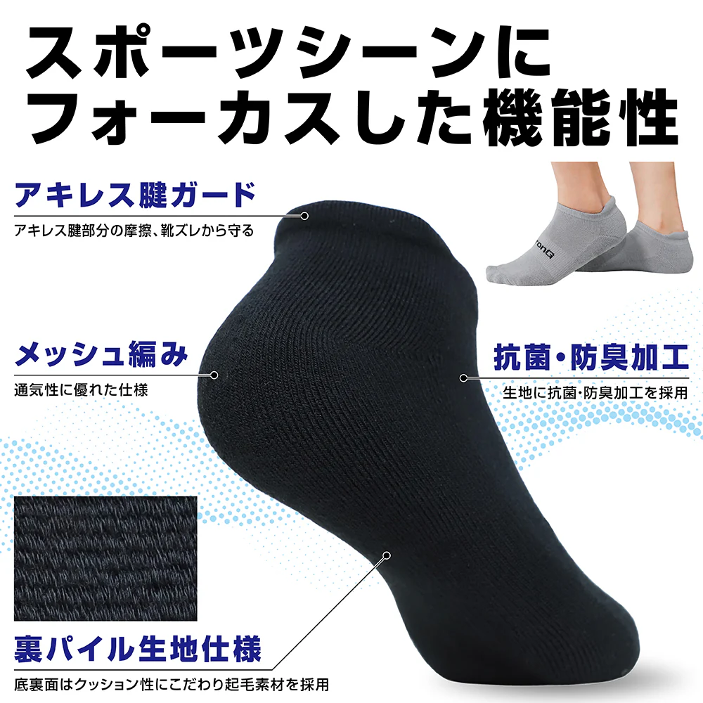 【販売終了予定】スポーツソックス くるぶし丈 - Image 4